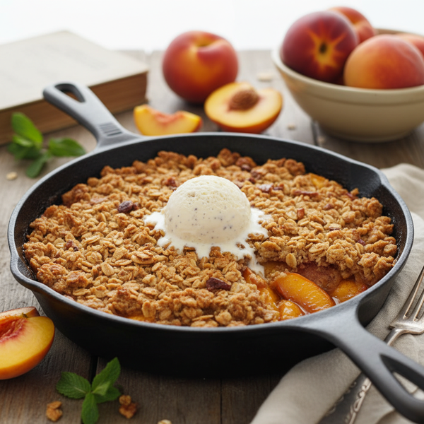 Delightful Fresh Peach Crisp recipe