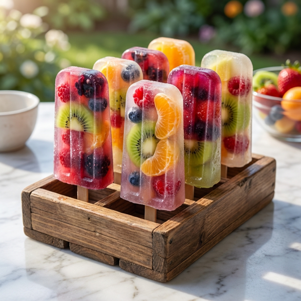 Delightful Frozen Gelatin Pops recipe