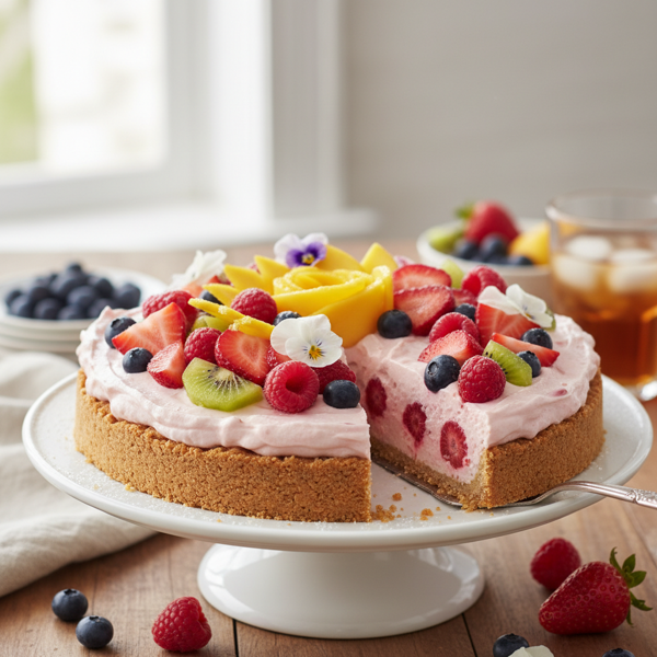 Delightful Fruit Chiffon Pie recipe