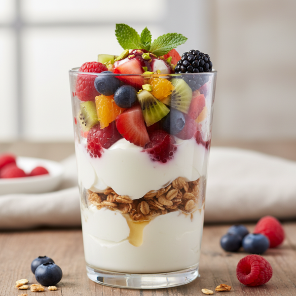 Delightful Fruity Yogurt Parfait recipe