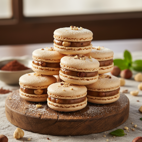 Delightful Hazelnut Macaroons recipe