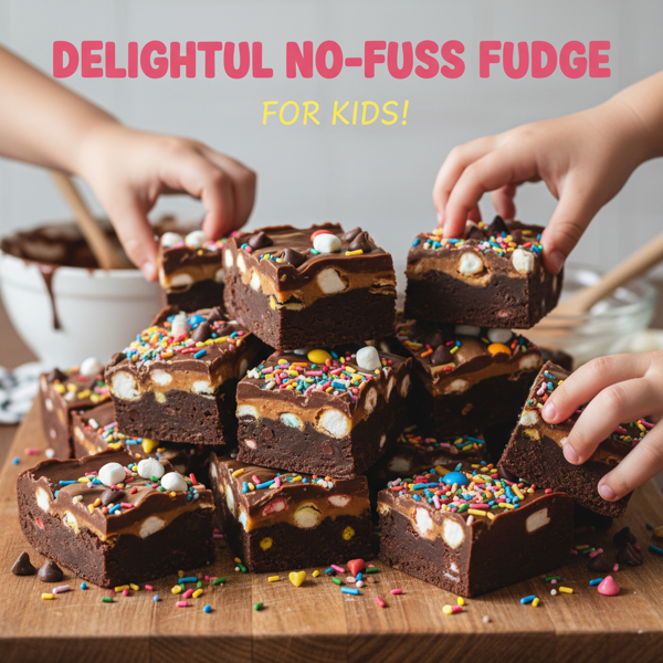 Delightful No-Fuss Fudge for Kids recipe