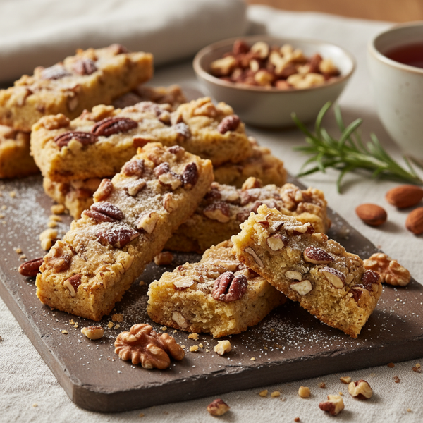 Delightful Nutty Shortbread recipe