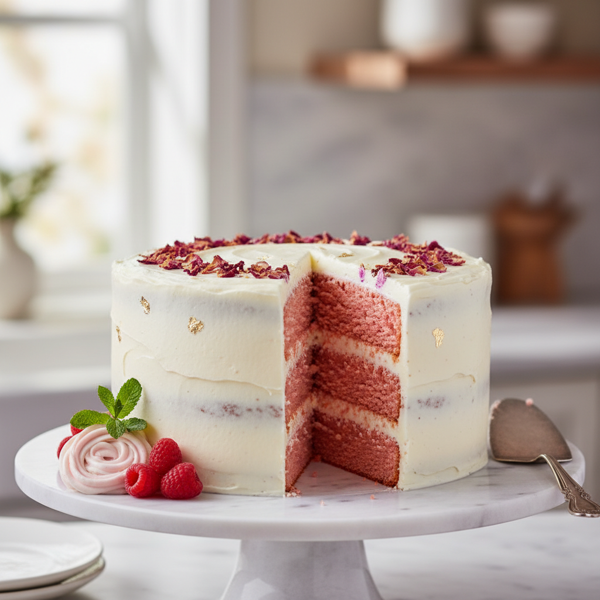 Delightful Pink Velvet Cake recipe