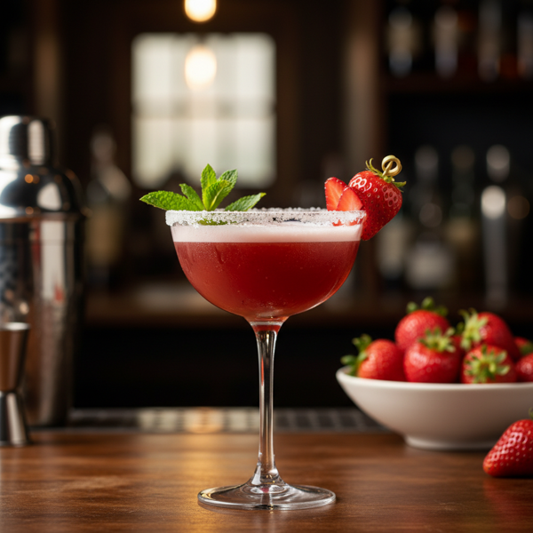 Delightful Strawberry Martini recipe