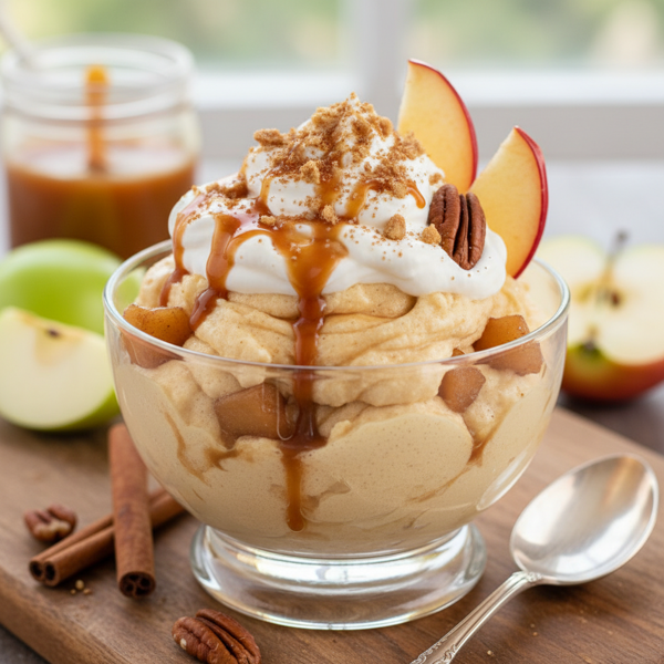 Delightfully Creamy Caramel Apple Whip recipe