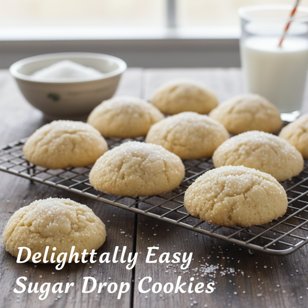 Delightfully Easy Sugar Drop Cookies recipe