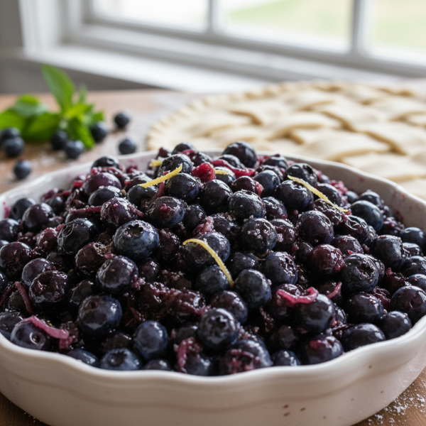 Delightfully Fresh Blueberry Pie Filling recipe