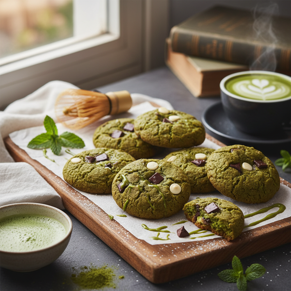 Delightfully Matcha Infused Cookies recipe
