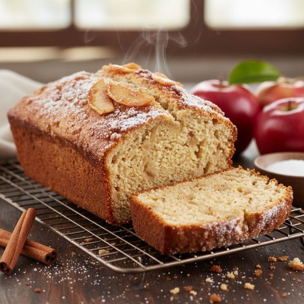 Delightfully Moist Apple Cinnamon Bread recipe