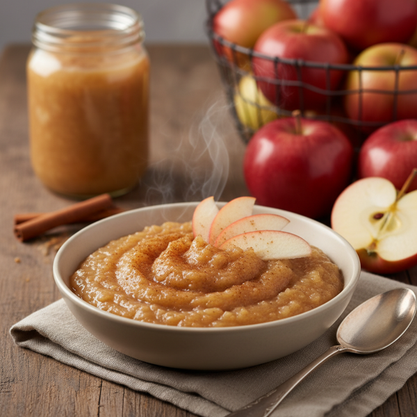Delightfully Simple No-Sugar Applesauce recipe