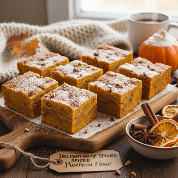 Delightfully Spiced Pumpkin Fudge recipe