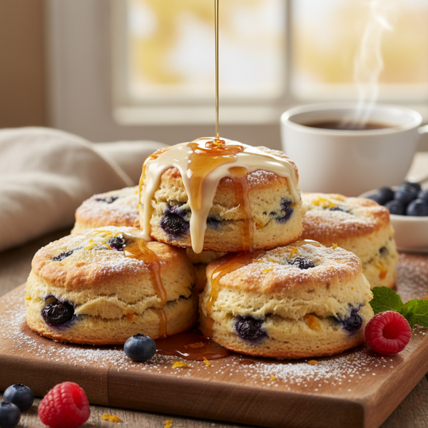 Delightfully Sweet Breakfast Biscuits recipe