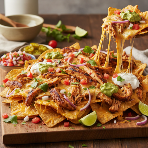 Deluxe Chicken Nachos recipe