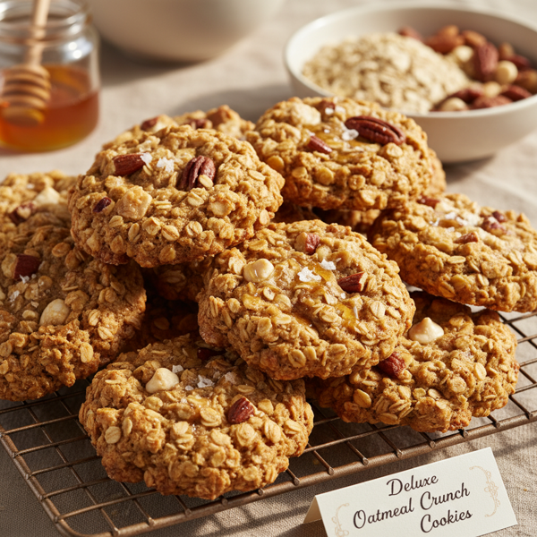 Deluxe Oatmeal Crunch Cookies recipe