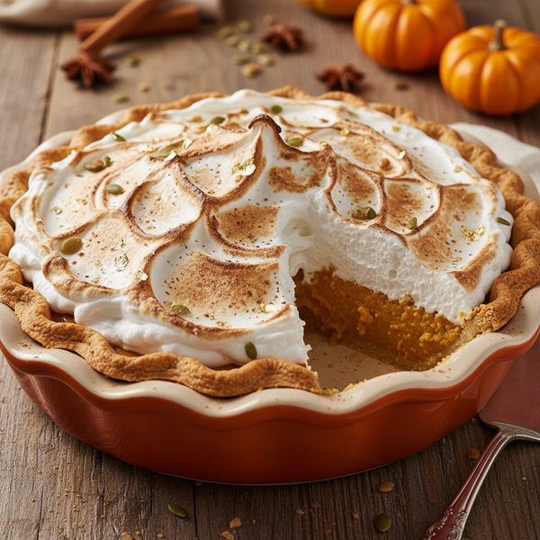 Deluxe Pumpkin Meringue Dream Pie recipe