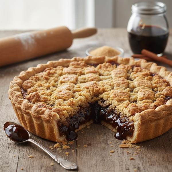 Deluxe Wet Bottom Shoo-Fly Pie recipe