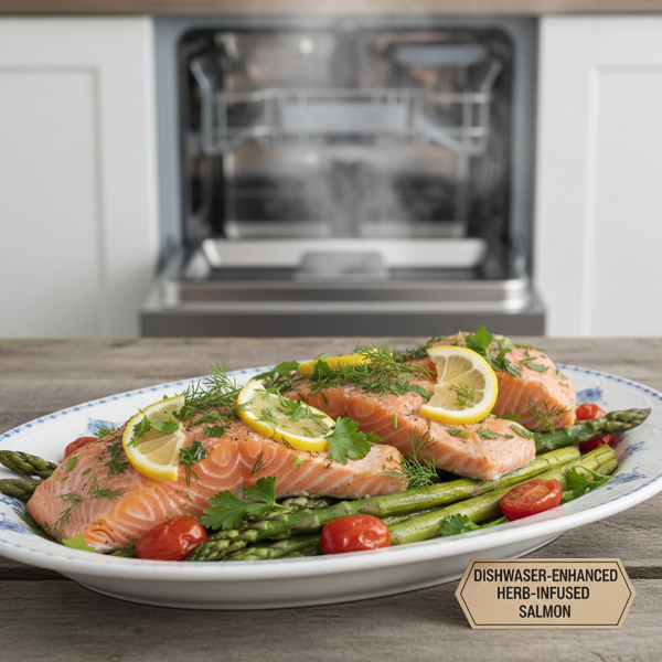 Dishwasher-Enhanced Herb-Infused Salmon recipe