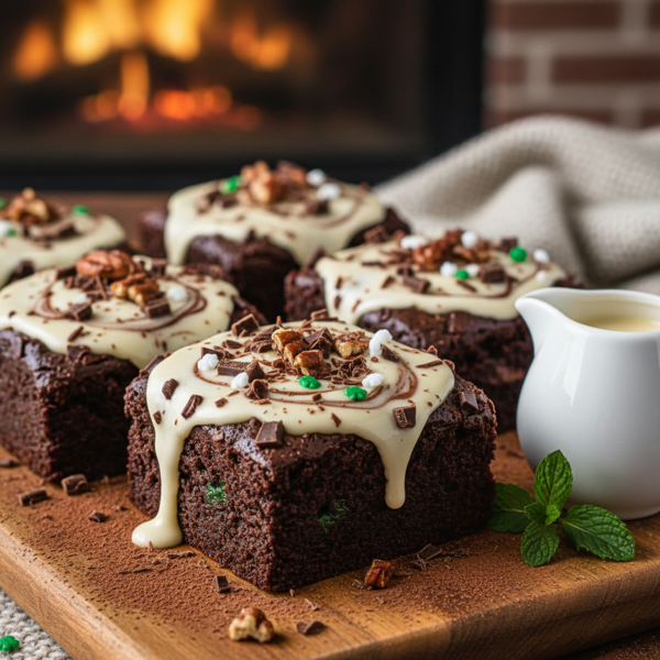 Divine Irish Cream Brownies recipe