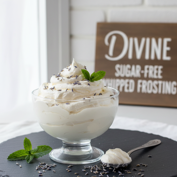 Divine Sugar-Free Whipped Frosting recipe