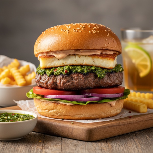 Dominican Chimichurri-Style Burger recipe