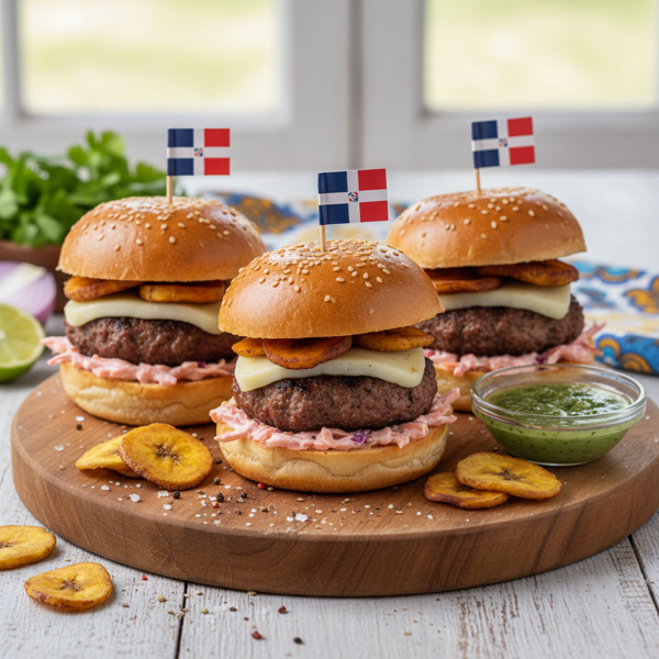Dominican Delight Mini Burgers recipe
