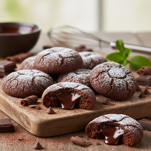 Double Chocolate Melting Moments recipe