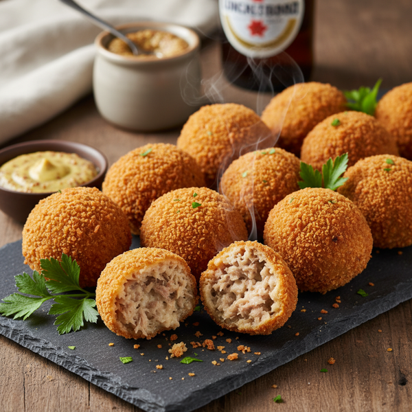 Dutch Veal Bitterballen: Crispy Croquettes recipe