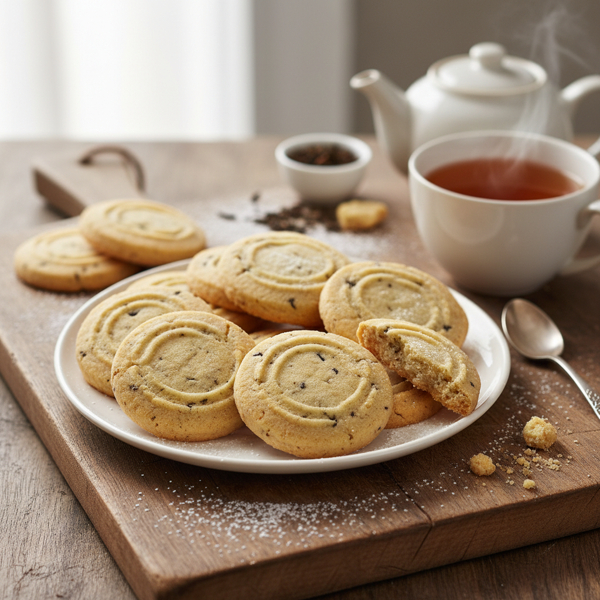 Earl Grey Infused Shortbread Cookies recipe