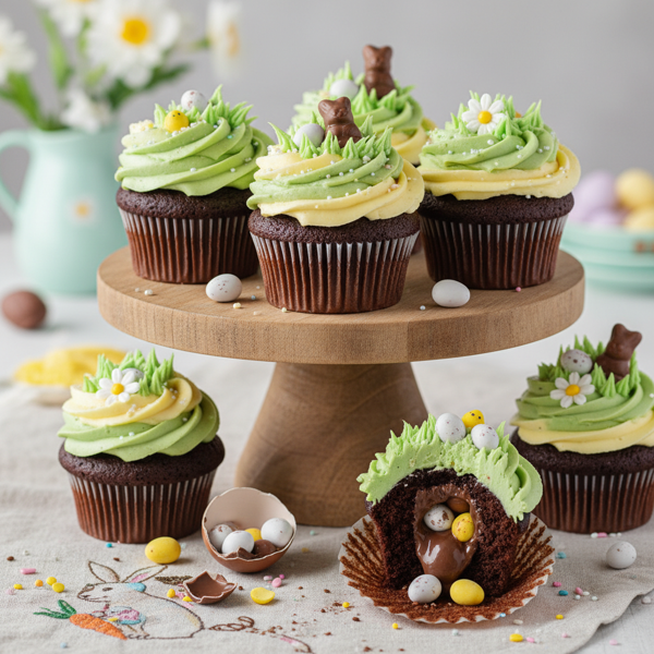 Easter Chocolate Surprise Cupcakes recipe
