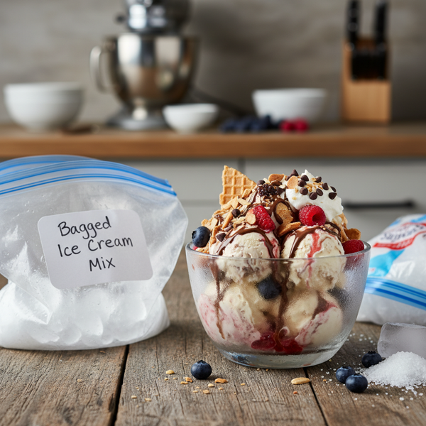 Easy Bagged Ice Cream Delight recipe