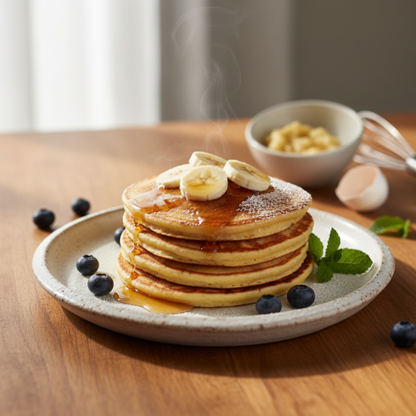 Easy Banana Egg Pancakes recipe