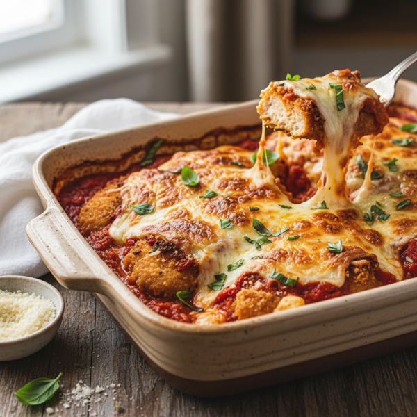 Easy Chicken Parmesan Bake recipe
