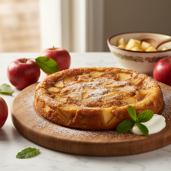 Easy Crustless Apple Delight recipe