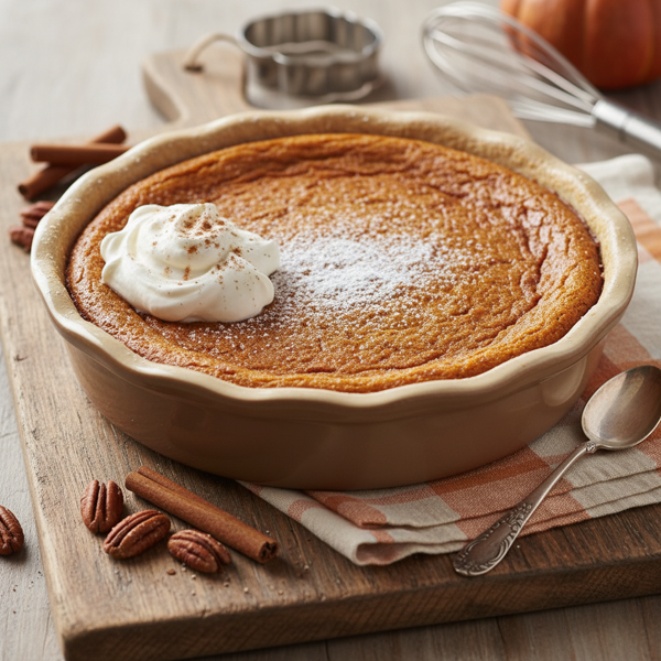 Easy Crustless Pumpkin Pie Delight recipe