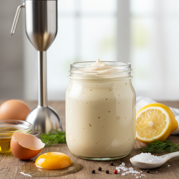 Easy Immersion Blender Mayonnaise recipe