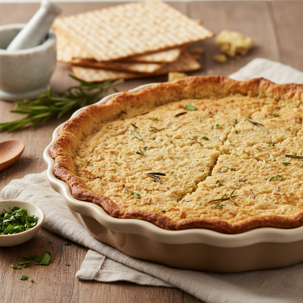 Easy Passover Matzo Pie Crust recipe