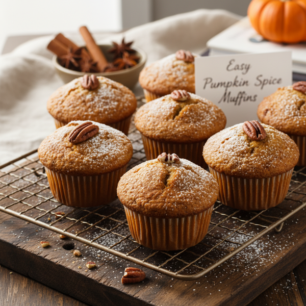 Easy Pumpkin Spice Muffins recipe