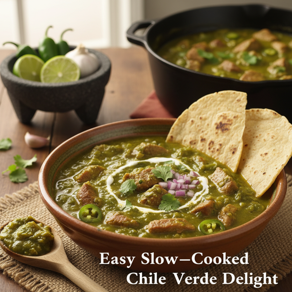 Easy Slow-Cooked Chile Verde Delight recipe