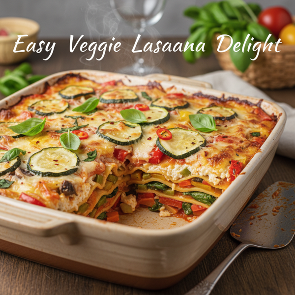 Easy Veggie Lasagna Delight recipe