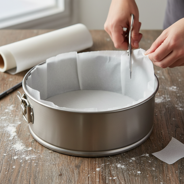 Easy Wax Paper Cake Pan Liner recipe