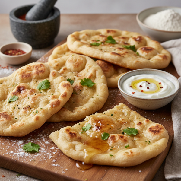 Easy Yogurt Naan recipe