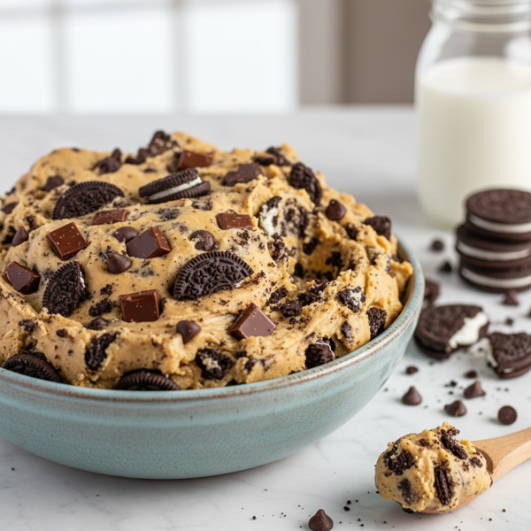 Edible Chocolate Chip Oreo Cookie Dough recipe