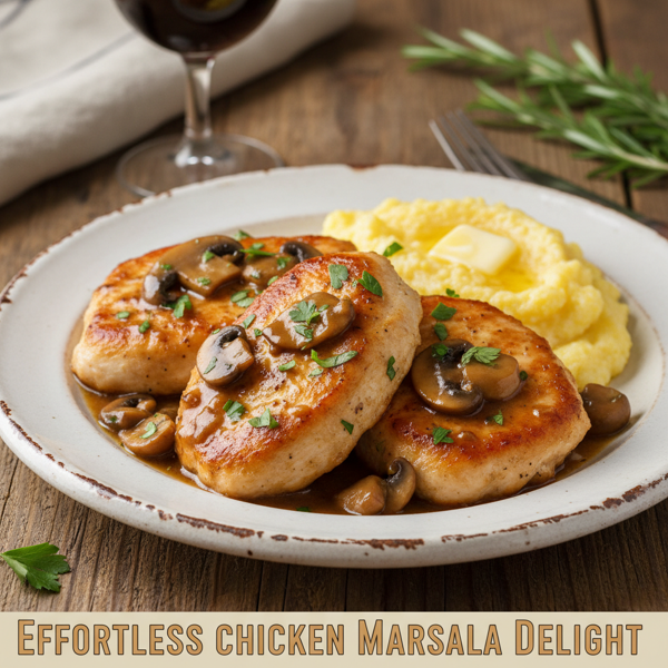 Effortless Chicken Marsala Delight recipe