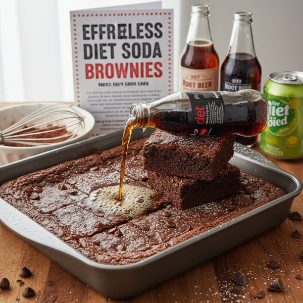 Effortless Diet Soda Brownies recipe