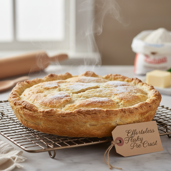 Effortless Flaky Pie Crust recipe
