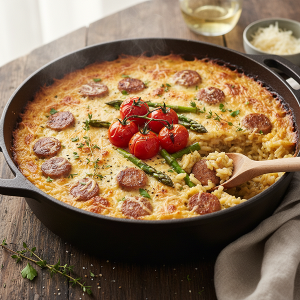 Effortless Oven-Cooked Risotto Delight recipe