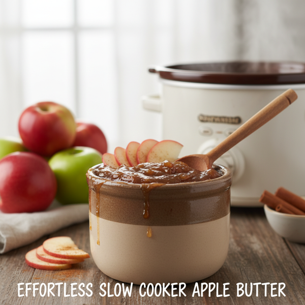 Effortless Slow Cooker Apple Butter recipe