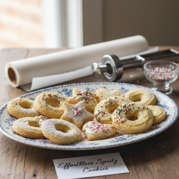 Effortless Spritz Cookies recipe