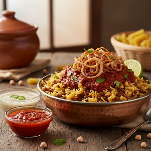 Egyptian Koshari Delight recipe